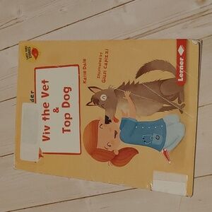 3/$13 Easy Reader Viv The Vet & Top Dog By Katie Dale Children Book